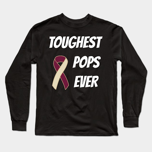 Head And Neck Cancer Dad Long Sleeve T-Shirt by mikevdv2001